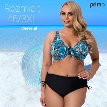 Rozmiar dostępny 46/3XL
Miseczki ozdobione kwiatowym wzorem do tego czarne gładkie figi ze sznureczkami z wyższym stanem.