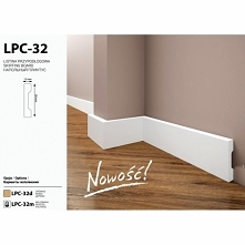 Listwa podłogowa LPC-32 z firmy Creativa to małych rozmiarów, gładka listwa przypodłogowa, która została pokryta wysokiej jakości farbą. Sztukateria wykonana z wysokiej gęstości...