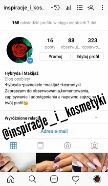 Zapraszam na insta @inspiracje_i_kosmetyki