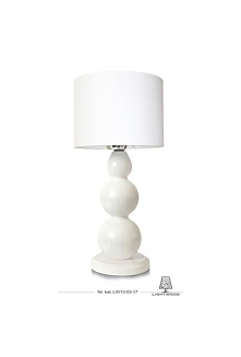 Lampa stołowa, nocna biała LW13 LIGHTWOOD