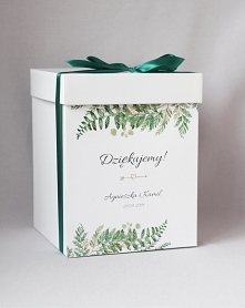 paprotka pudełko na koperty