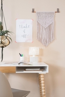 Lampa stołowa GRID biała (5200033) Zuiver