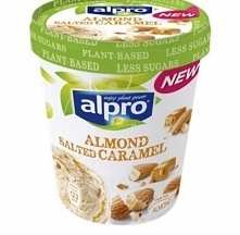 W stanach dostępne są również lody wegańskie od alpro z mniejszą zawartością cukru. Jest kilka wariantów A na zdjęciu smak migdału z solonym karmelem !