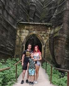 Adrspach Skalne Miasto w Czechach