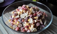 Sałatka meksykańska z kabanosem