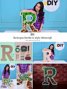 DIY Świecąca literka w stylu Minecraft
Cały tutorial na moim blogu.