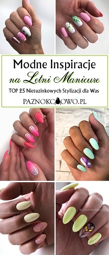 Modne Inspiracje na Letni Manicure: TOP 25 Ciekawych Propozycji na Manicure na Lato