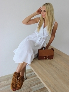 Koszulowa Sukienka Biała 79zł