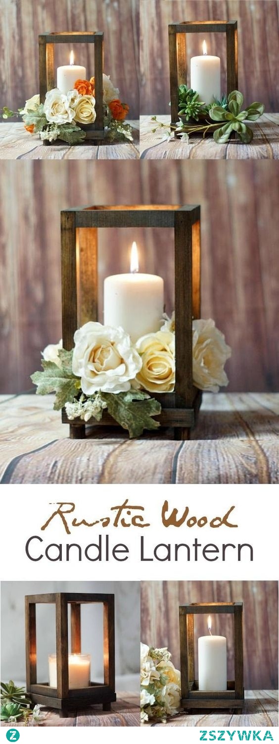 latarnie z drewna