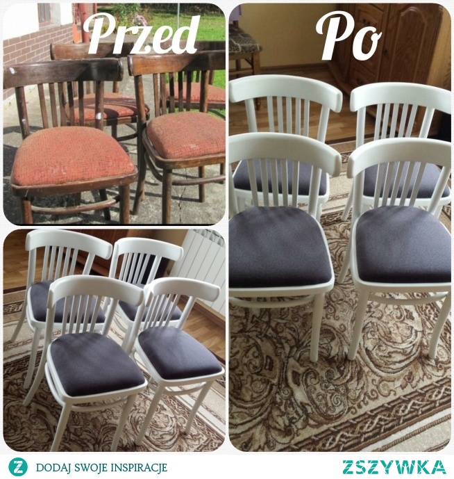 metamorfoza krzeseł PRL