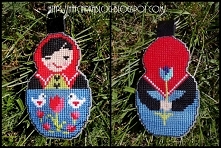 Matrioszka - haft krzyżykowy