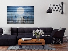 Księżycowy dryf - nowoczesny obraz na płótnie