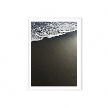 Plakat skandynawski Czarna Plaża