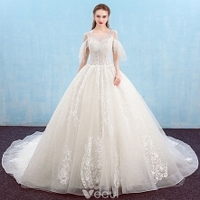 Eleganckie Kość Słoniowa Su...