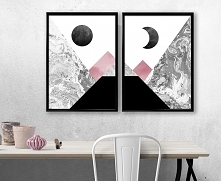 Dwa plakaty 50x70 marble