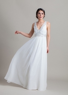 Wyprzedaż! Romantyczna suknia ślubna. Unikat