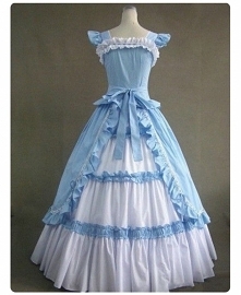 Suknia z czasów wiktoriańskich