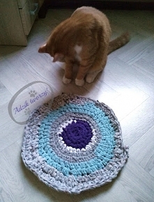 Masz w szafie zbyt wiele znoszonych ubrań, w których już wstyd wyjść do ludzi? Weź zrób z nich włóczkę, z której możesz wykonać np. pleciony dywanik czy... podkładkę pod kota! ;...