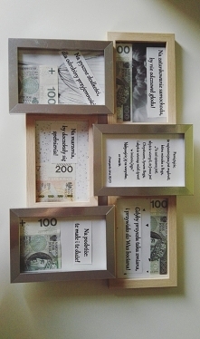 Moje wykonanie, pomysł na prezent ślubny *-*