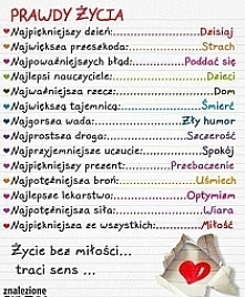 prawdy życia