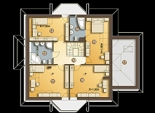 Projekt domu Dzierlatka V to niezwykle efektowna i wytworna rezydencja. Rodzinny, okazały dom piętrowy przeznaczony dla 5-7 osób. Projekt posiada eleganckie wykończenie i nietuz...