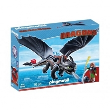 Witajcie:) Są już u nas!

Szczerbatek oraz Czkawka to bohaterowie bajki "Jak wytresować smoka", których łączy niesamowita przyjaźń w zestawie Playmobil 9246 Dragons.

...