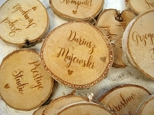 plastry drewna jako winietki, więcej na stronie jotstudio.pl