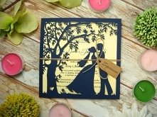 zaproszenie na ślub wycinane, więcej na stronie jotstudio.pl