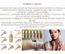 podkład idealny do każdego typu skóry, nie zapycha porów, chcesz informacji jak go kupić zapraszam na fb do mojej grupy