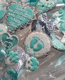 Słodki Bukiet z pierniczków.  Narodziny dziecka, chrzest Święty.