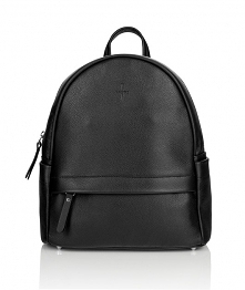 Skórzany plecak czarny Oliv G-161