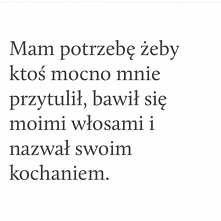 Właśnie tego teraz potrzebu...