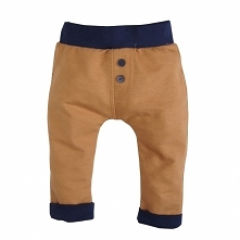 słodkie camelowe spodenki niemowlęce