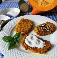 Placki z dyni i cukinii