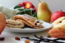 Naleśniki z jabłkiem. Smaczne i zdrowe. Przepis po kliknięciu w zdjęcie.