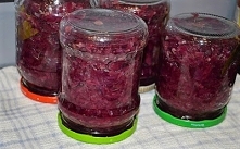 Czerwona kapusta na zimę z jabłkiem