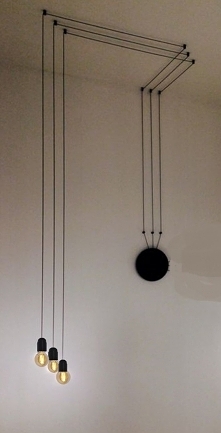 Lampa Cable Wall black