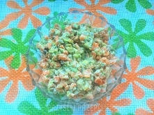 Sałatka z avokado i marchewki

2 ugotowane marchewki
1 avokado
1/2 średniej czerwonej cebuli
2 łyżki pokrojonego szczypiorku
4 łyżeczki kwaśnej śmietany
2 łyżeczki jogurtu natur...