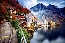 Hallstatt w Austrii <3 Puzzle na puzzlefactory.pl