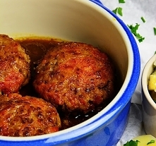 Kotlety mielone z pieczoną papryką