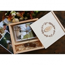 Pudełko na zdjęcia + pendrive - PERSONALIZACJA