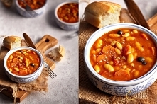 Fasolka w pomidorach- samodzielne danie lub baza do fasolki po bretońsku