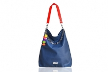 Skórzany worek z breloczkiem