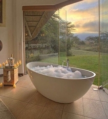 Cudowna wanna i widok
