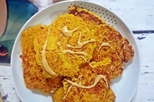 Placuszki jaglane z dynią