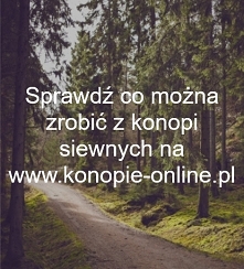 Konopie roślina, która: nak...