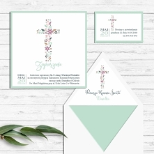 Zaproszenie komunijne Krzyż personalizowane
Stonowane, piękne zaproszenie komunijne idealnie podkreśli niesamowity charakter tej uroczystości!