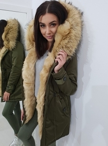 Zimowa kurtka CALORA khaki. Ottanta - sklep online