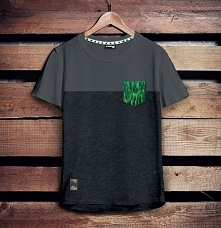 Koszulka męska - LAS kieszonka