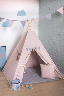 brudny róż - namiot tipi